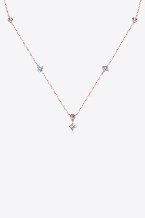 Moissanite 925 Sterling Silver Necklace - Fit & Fab Essentials