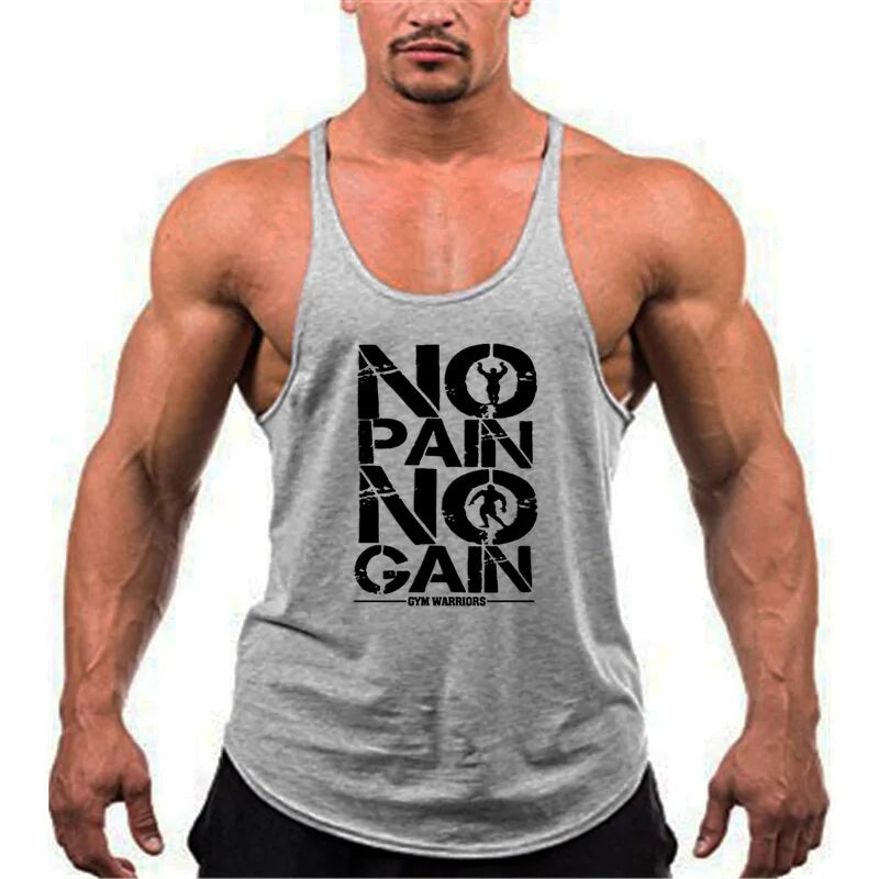 Bodybuilding Cotton Gym Sleeveless Tank Top for Men