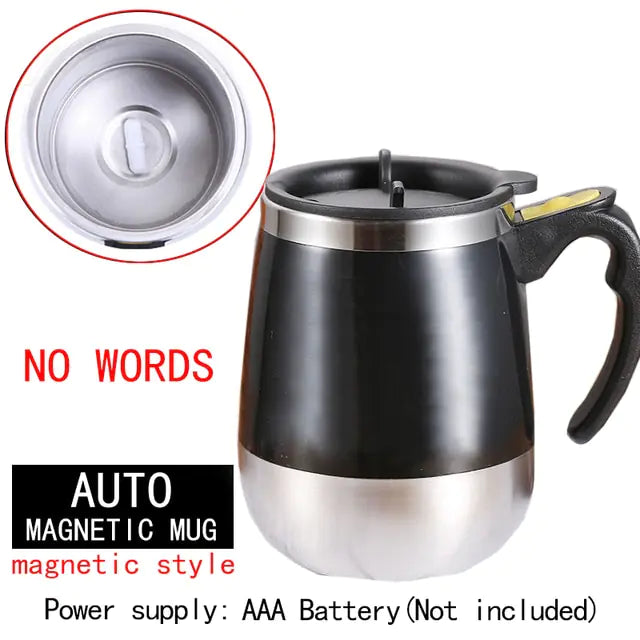 Stir-Magic™ Self-Stirring Magnetic Mug