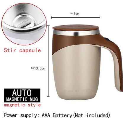 Stir-Magic™ Self-Stirring Magnetic Mug