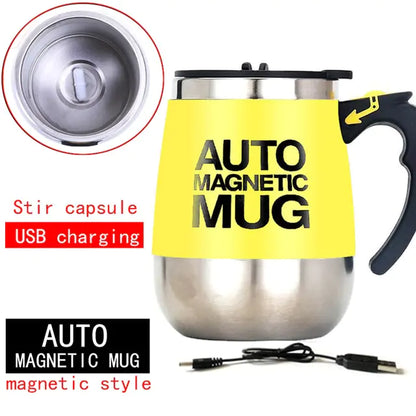 Stir-Magic™ Self-Stirring Magnetic Mug