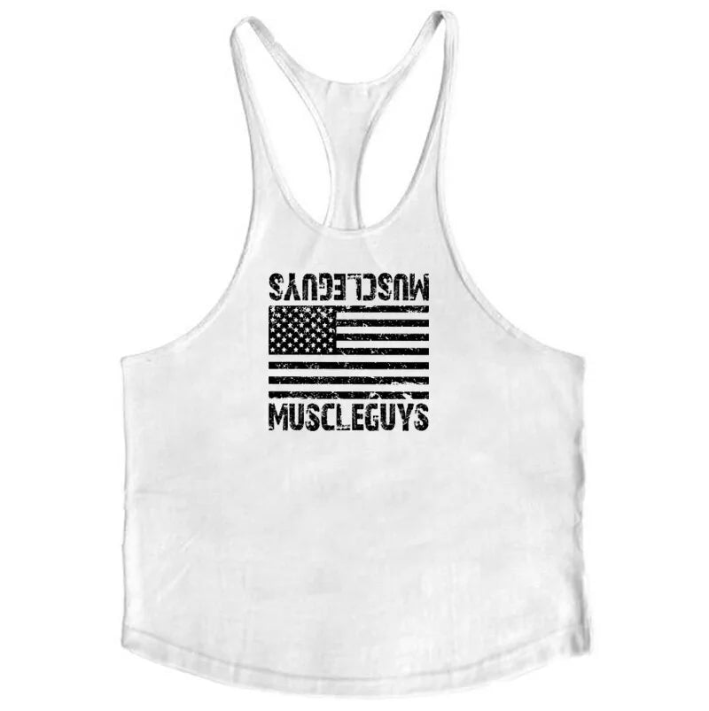 Bodybuilding Cotton Gym Sleeveless Tank Top for Men