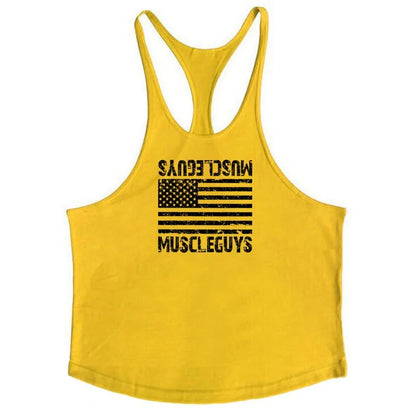 Bodybuilding Cotton Gym Sleeveless Tank Top for Men