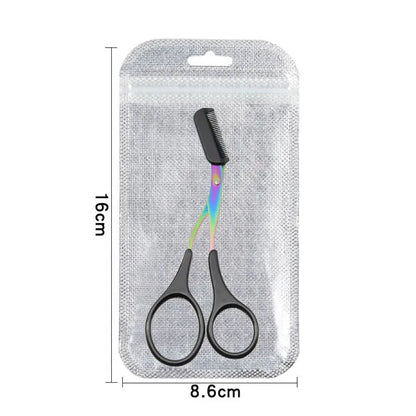 Eyebrow Trimming Scissors With Comb