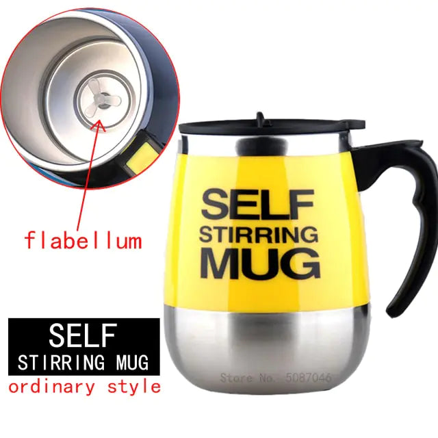 Stir-Magic™ Self-Stirring Magnetic Mug