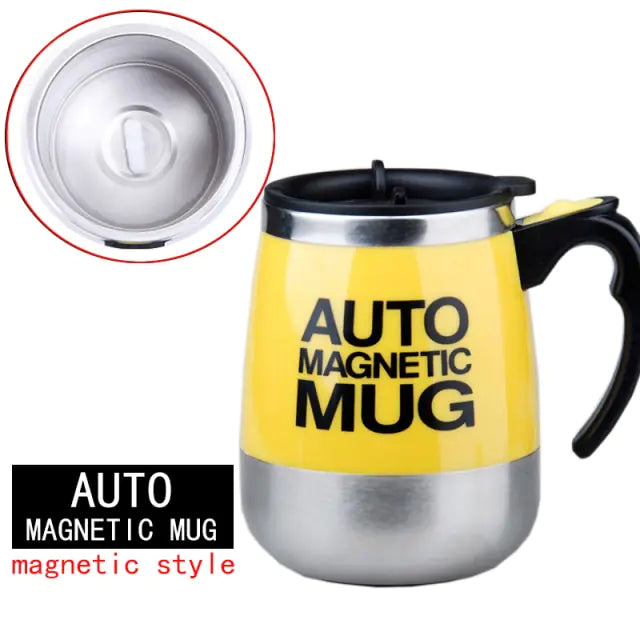 Stir-Magic™ Self-Stirring Magnetic Mug