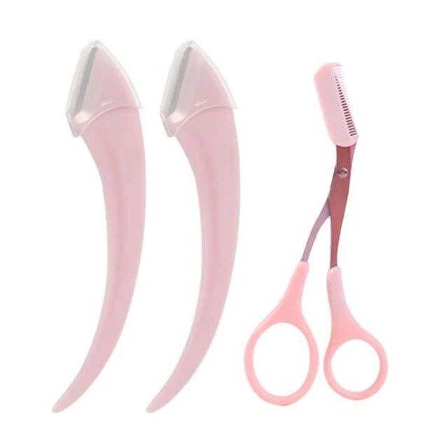 Eyebrow Trimming Scissors With Comb