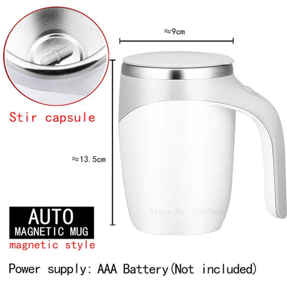 Stir-Magic™ Self-Stirring Magnetic Mug