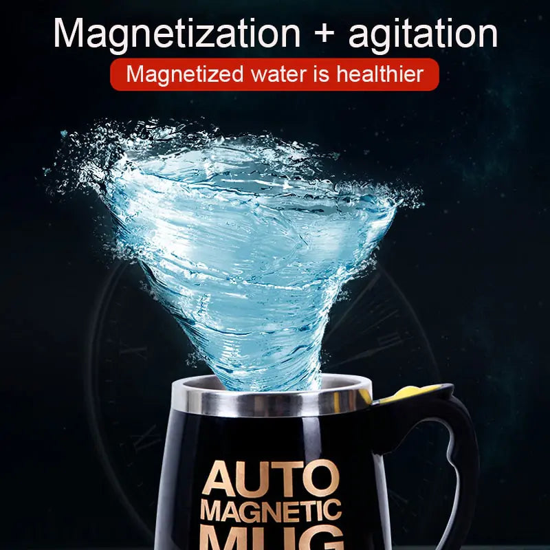 Stir-Magic™ Self-Stirring Magnetic Mug