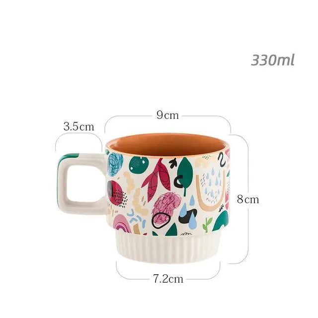 DIY Hand-Painted Ceramic Mug - Fit & Fab Essentials