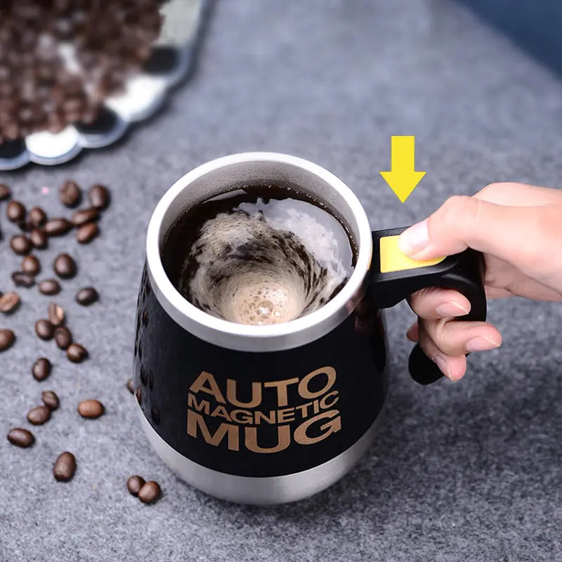 Stir-Magic™ Self-Stirring Magnetic Mug