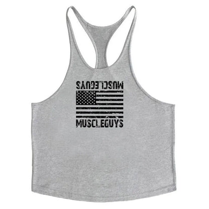 Bodybuilding Cotton Gym Sleeveless Tank Top for Men