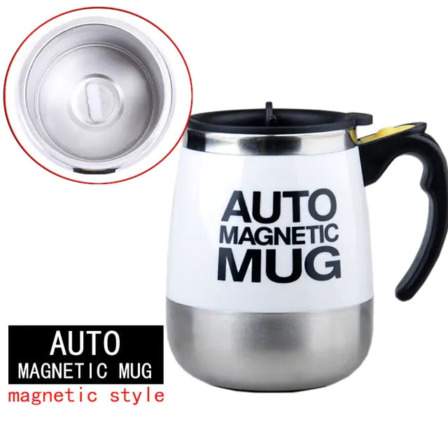 Stir-Magic™ Self-Stirring Magnetic Mug