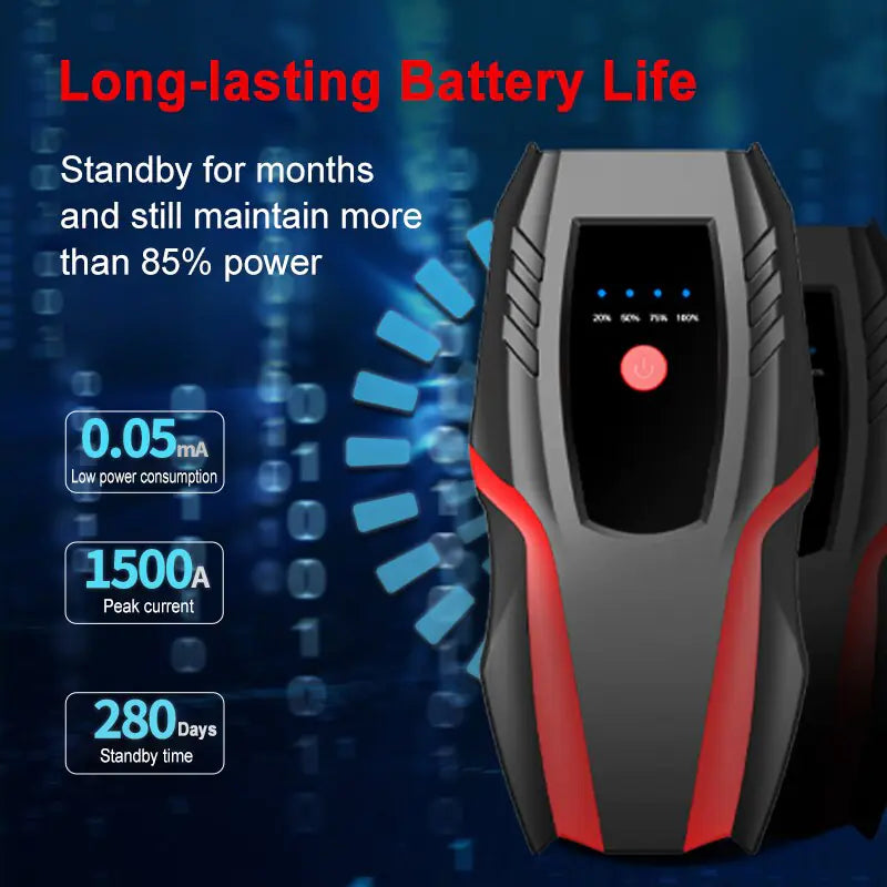 PowerBoost 10K: The Ultimate Portable Car Jump Battery Charger 🔋🚗💥