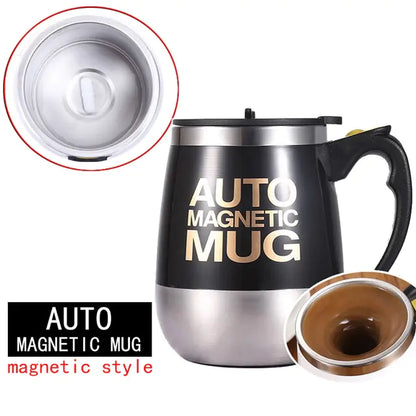 Stir-Magic™ Self-Stirring Magnetic Mug