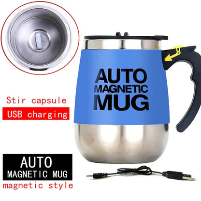 Stir-Magic™ Self-Stirring Magnetic Mug