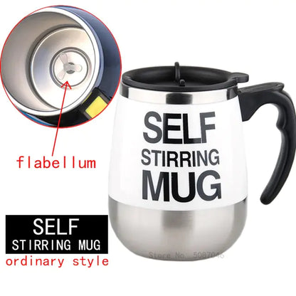 Stir-Magic™ Self-Stirring Magnetic Mug