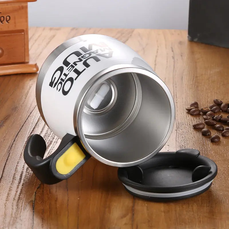 Stir-Magic™ Self-Stirring Magnetic Mug