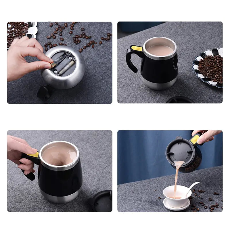 Stir-Magic™ Self-Stirring Magnetic Mug