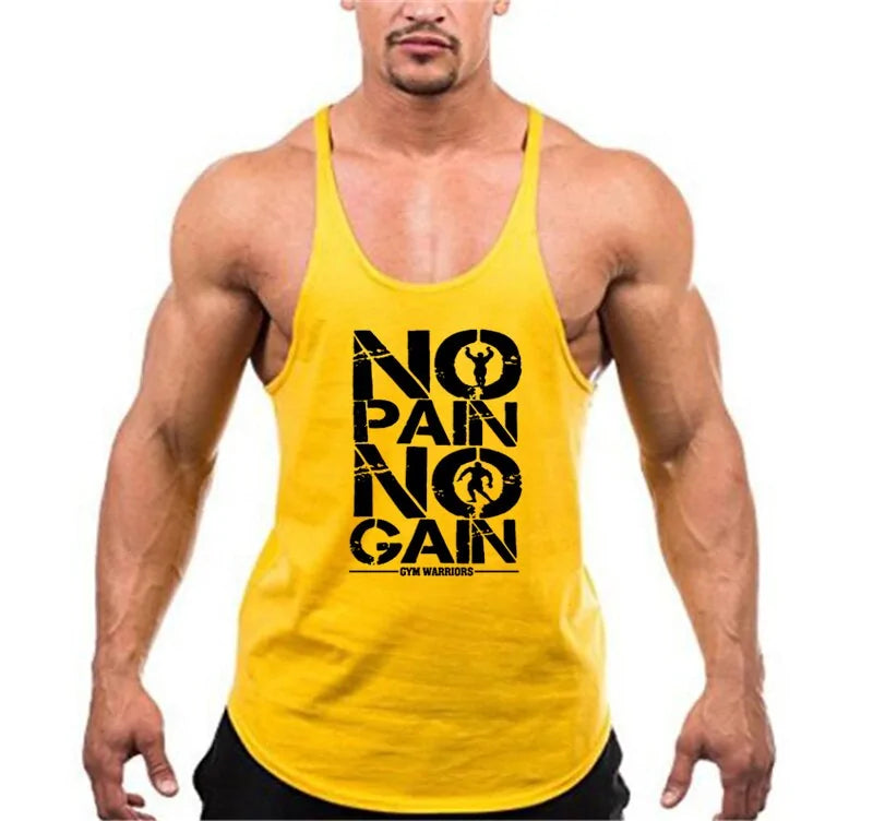 Bodybuilding Cotton Gym Sleeveless Tank Top for Men