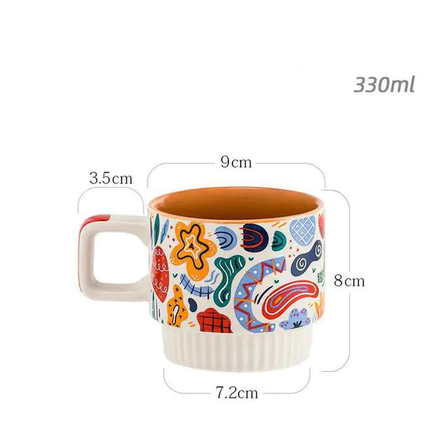 DIY Hand-Painted Ceramic Mug - Fit & Fab Essentials