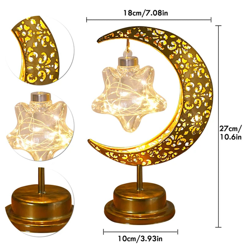 Lunar Glow: LED Moon Night Lamp with Stand for Dreamy Nights - Fit & Fab Essentials