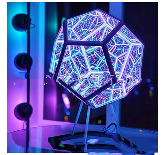 Infinity Glow: Creative Dodecahedron Galaxy Projector Night Light - Fit & Fab Essentials