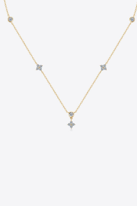 Moissanite 925 Sterling Silver Necklace - Fit & Fab Essentials