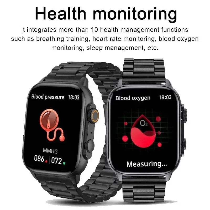 2024 HK9 Pro MAX Smart Watch 9 Mens Women AMOLED HD Screen Heart Rate Blood Pressure NFC Bluetooth Call GPS Smartwatch For Sport - Fit & Fab Essentials