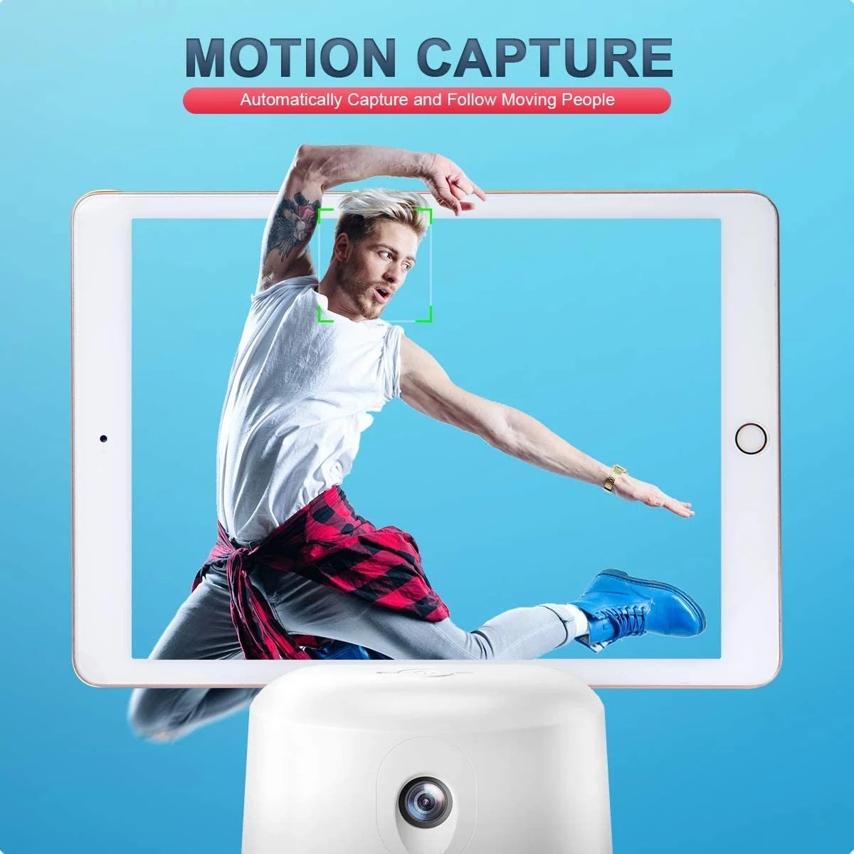 360 Degree Auto-Face Tracking Phone Holder - Fit & Fab Essentials