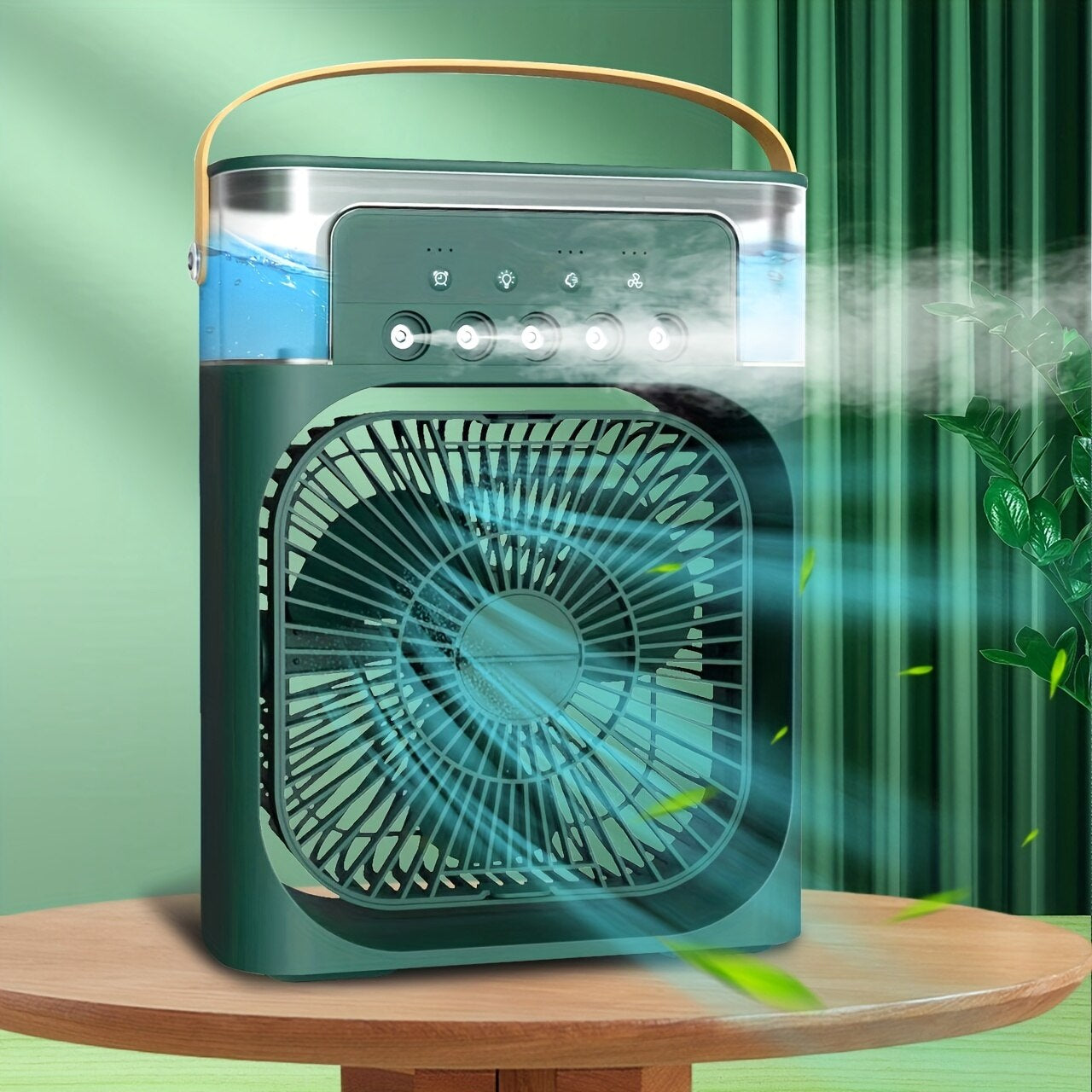 HydroBreeze: Portable Air Cooler & Humidifier with 3-Speed Adjustment - Fit & Fab Essentials