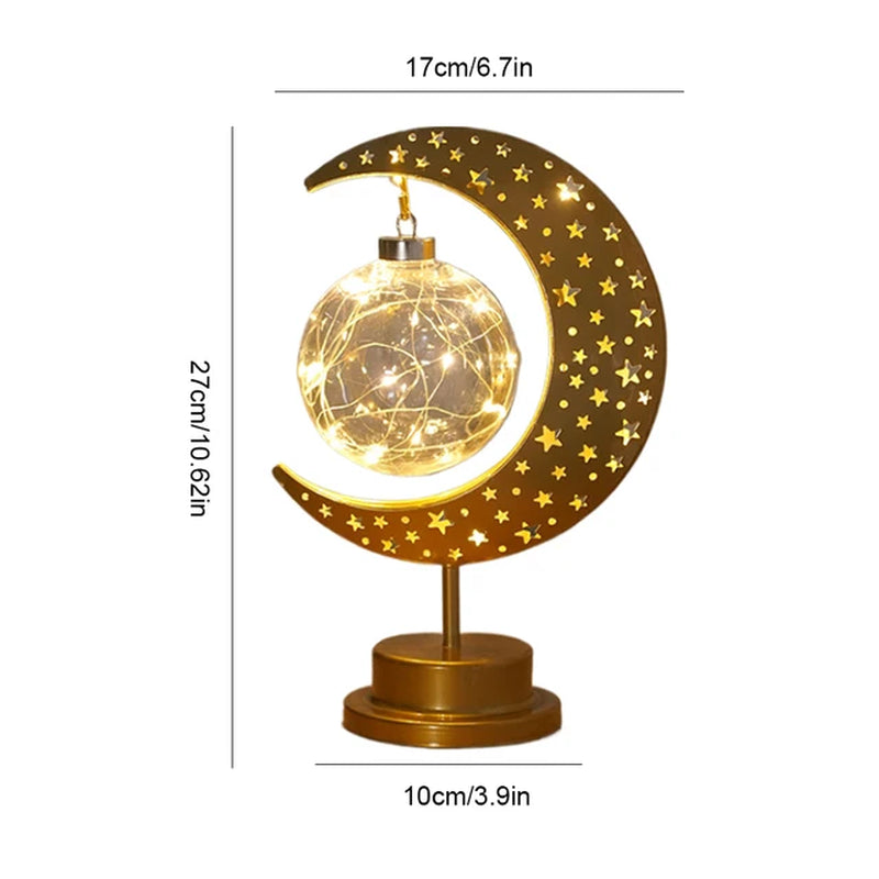 Lunar Glow: LED Moon Night Lamp with Stand for Dreamy Nights - Fit & Fab Essentials