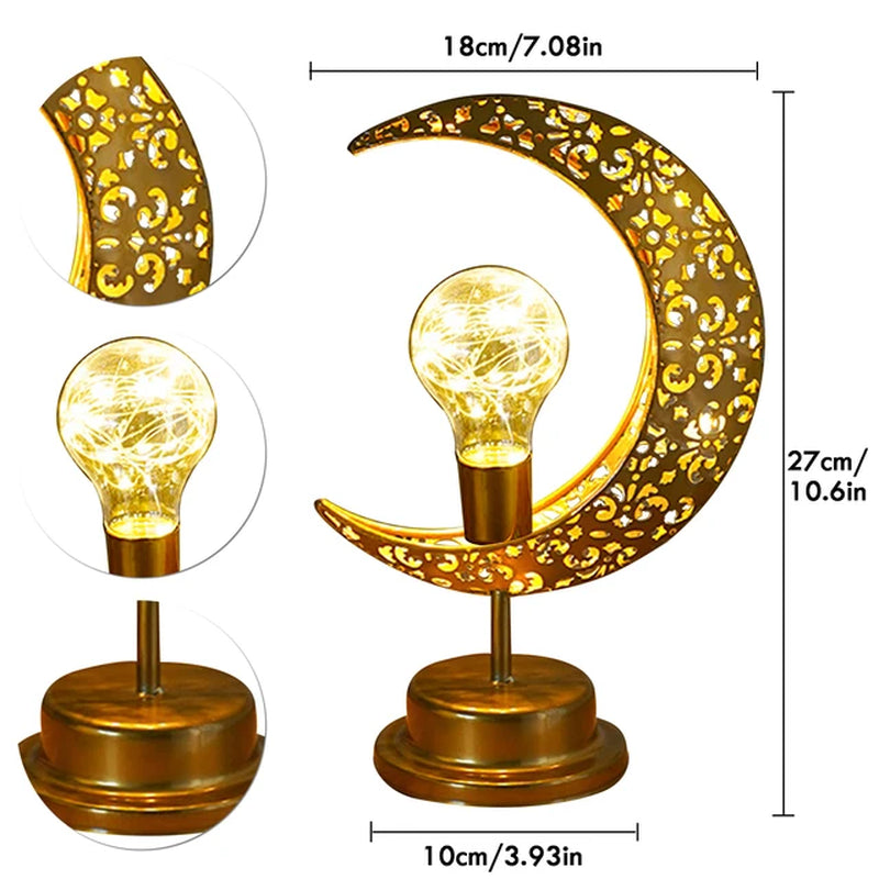 Lunar Glow: LED Moon Night Lamp with Stand for Dreamy Nights - Fit & Fab Essentials