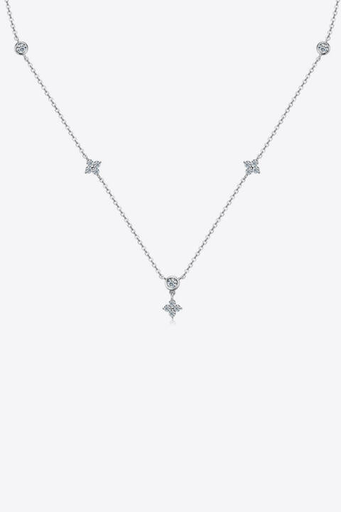 Moissanite 925 Sterling Silver Necklace - Fit & Fab Essentials