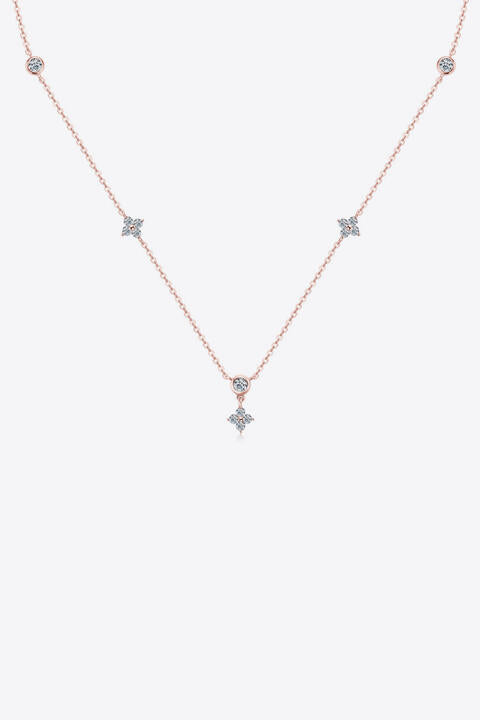 Moissanite 925 Sterling Silver Necklace - Fit & Fab Essentials