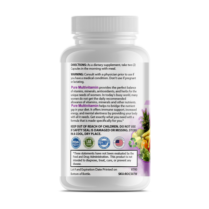 Pure Multi-Vitamins - Womens - Fit & Fab Essentials