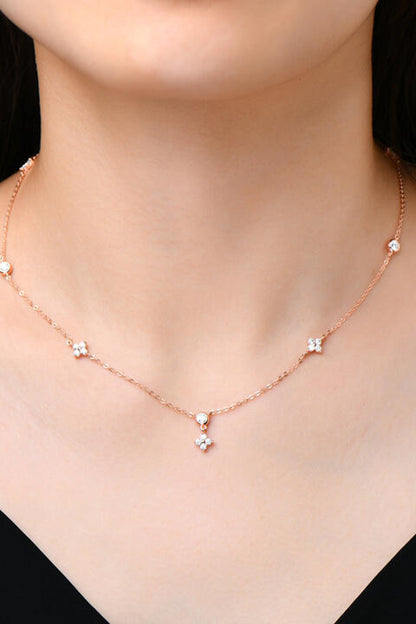 Moissanite 925 Sterling Silver Necklace - Fit & Fab Essentials