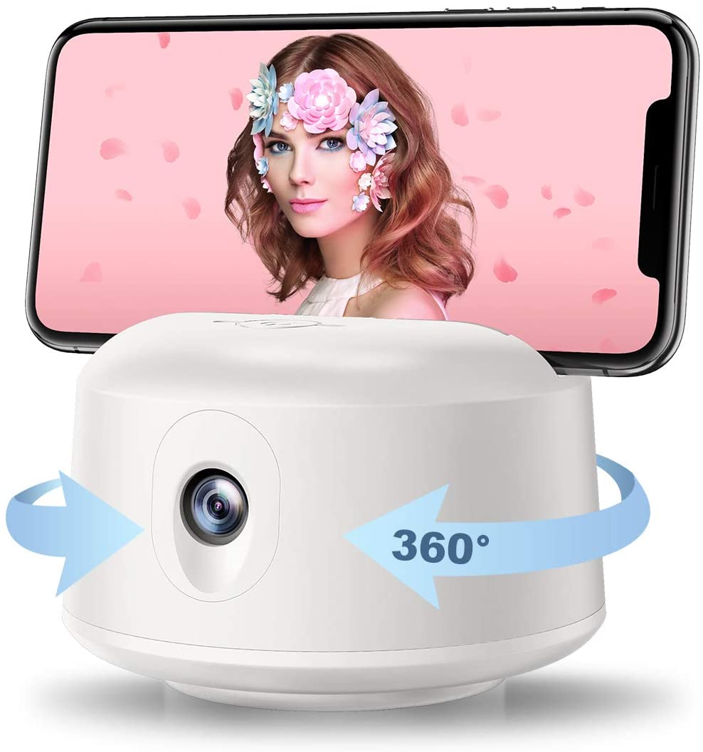 360 Degree Auto-Face Tracking Phone Holder - Fit & Fab Essentials